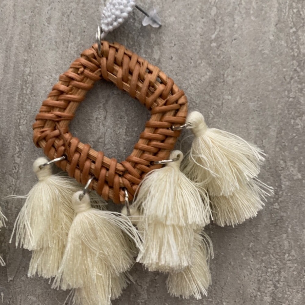 🌴Fringe tassel earrings🌴 - Picture 2 of 4